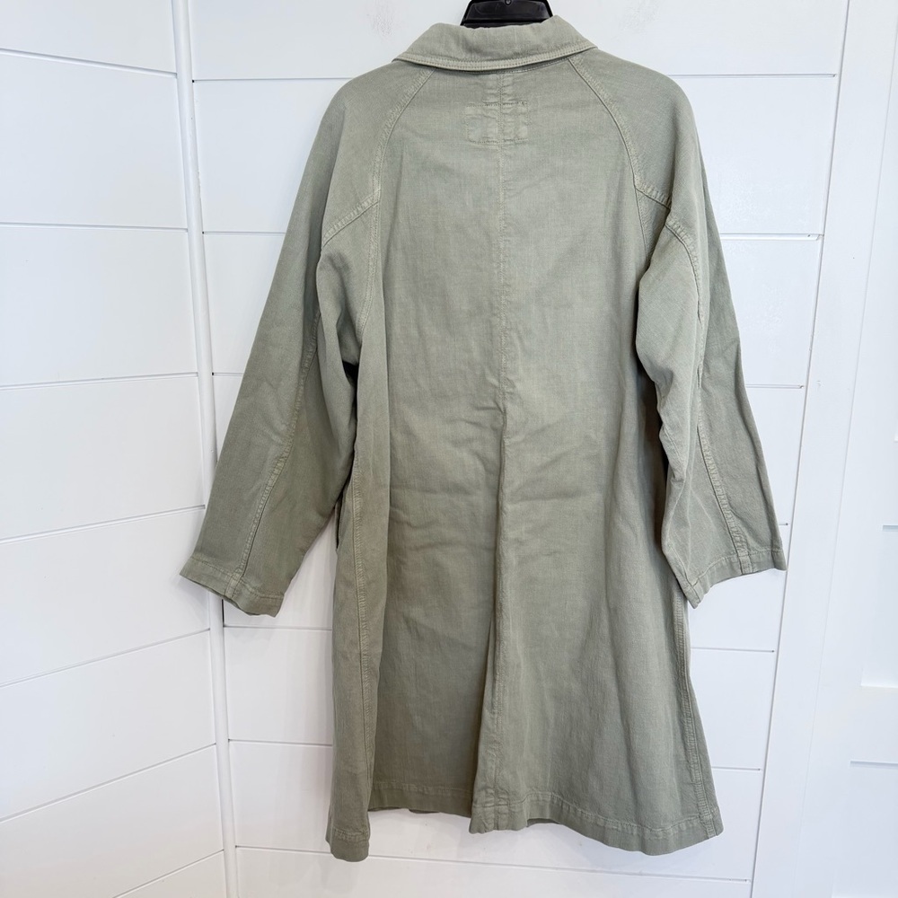 Marine Layer Shadow Kaisa Longline Coat Size Medium 23598 - Picture 6 of 15